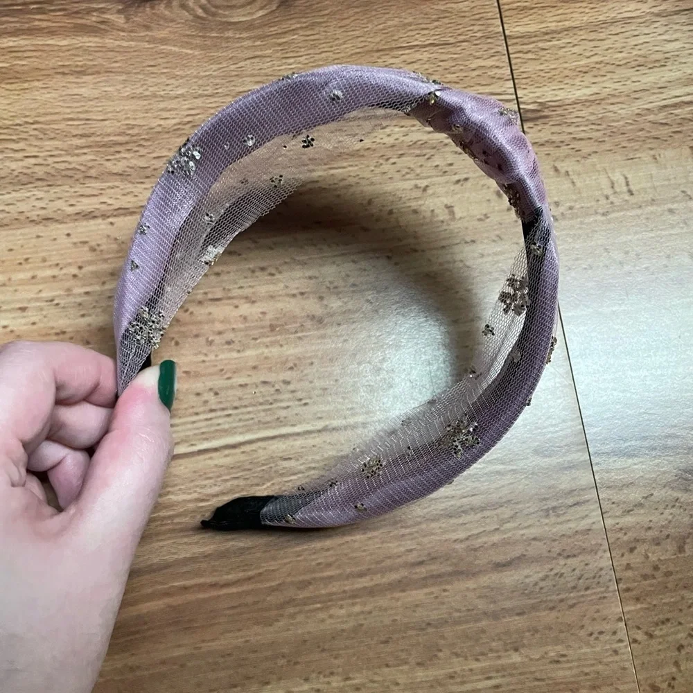 Glitter Tulle Knot headband